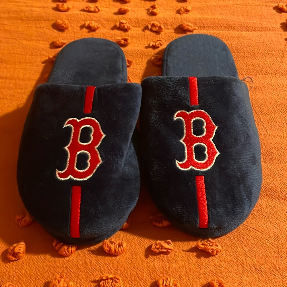 Boys Red Sox slide slippers
